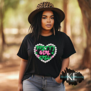 AKA Pretty Girl Heart Graphic Tee