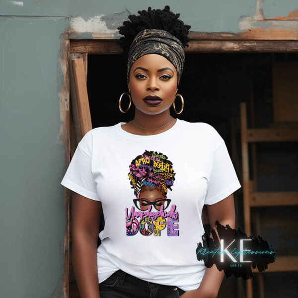 Unapologetically Dope Afro Graphic Tee